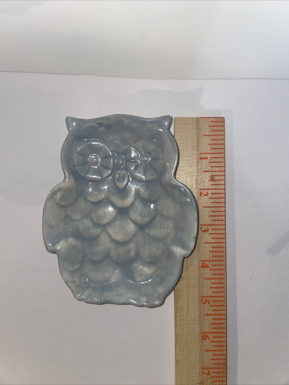 MONSOON HOME OWL TRINKET DISH BLUISH GRAY NEW WITH TAG 5.5”x 4”